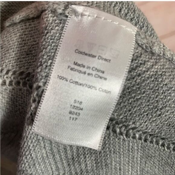 Coldwater Creek Open Front Ombré Chevron knit Cardigan - Picture 4 of 5